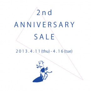 2nd ANNIVERSARY SALE